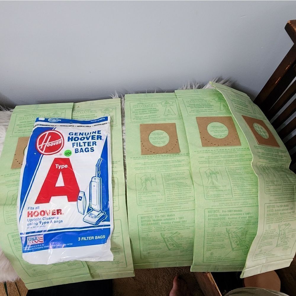 Hoover type A sweeper bags upright cleaner bags